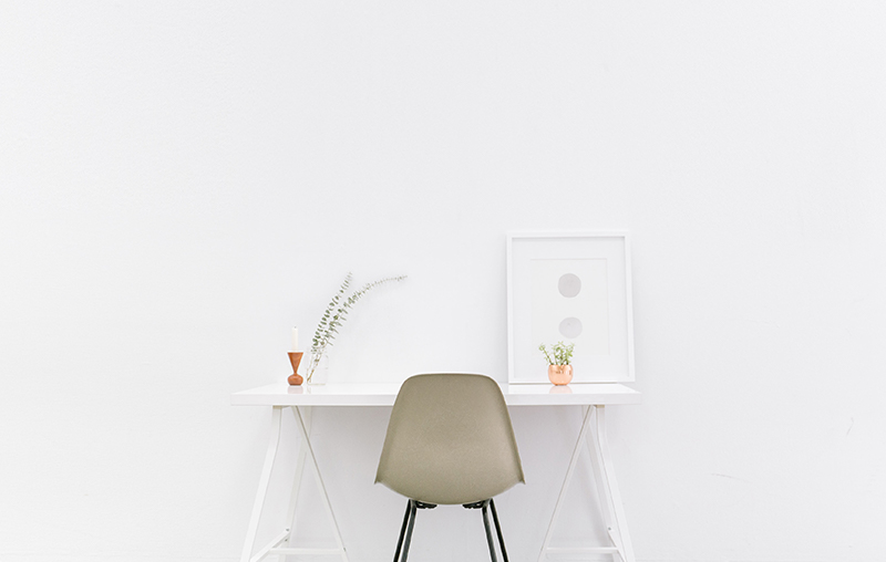 white chair